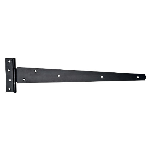 18" (450mm) Medium Tee Hinge, Black (Pair)