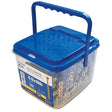 Screw-Tite 6.0 x 100mm Countersunk Pozi PZ3, All Purpose Screw, Net Coat Yellow. (Tub of 200) TFST06100T
