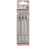 Bosch T301CDF 117mm Jigsaw Blade for wood 4-65mm (Pack Of 5) P/No. 2 608 636 229