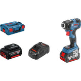 Bosch GDR 18V-200 C Impact Driver, 2 x 5.0Ah Batteries in L-Boxx