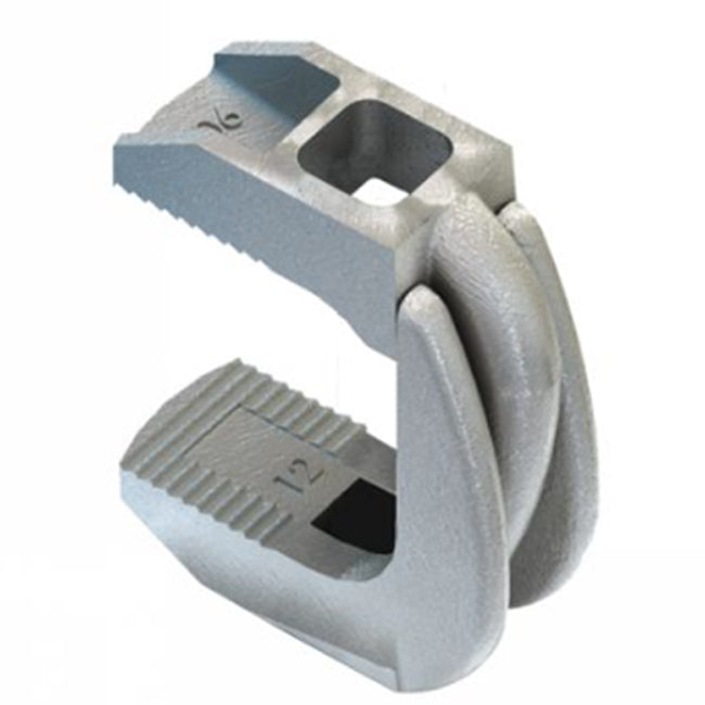 Lindapter M16 Type F9 Flange Clamp without bolt (Clamping Range 29-69mm) Zinc Plated F916