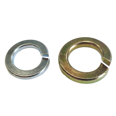 9/16" Rectangular Section Spring Washer Steel Zinc