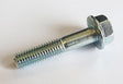 M5 x 25 (16mm thread) Hexagon Head Flange Serrated Bolt, High Tensile Grade 8.8 Bright Zinc Plated, DIN 6921