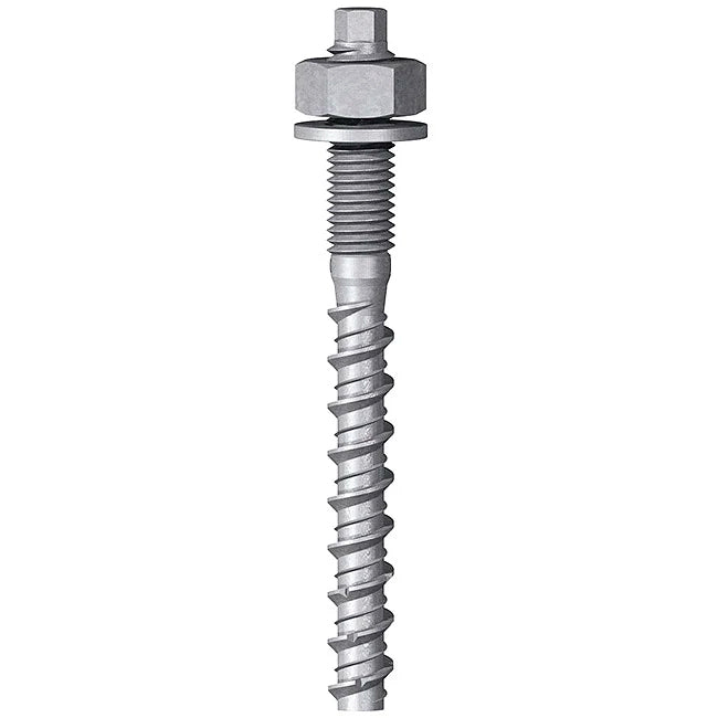 M12 x 208 (10mm) Concrete Anchor Screw with Nut & Washer, Zinc ETA 1. HXE0212208