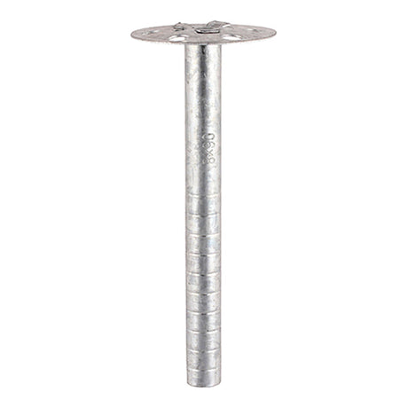 8mm x 300mm Insulation Fixing Galvanised, 250mm Max Fix, Bag of 50