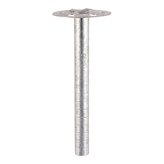 8mm x 300mm Insulation Fixing Galvanised, 250mm Max Fix, Bag of 50