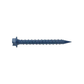 6.5 x 100 Hexagon Slot Blue Masonry Screws