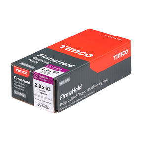 FirmaHold 2.8 x 63 Ring / FirmaGalv *NO GAS* CFGR63 (Paslode compatible) 1100 nails per box