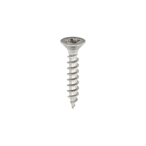 Timco 3.5 x 16 (6 x 5/8) Countersunk Pozi,  Woodscrew Stainless Steel A2 (304), 35016CLASS