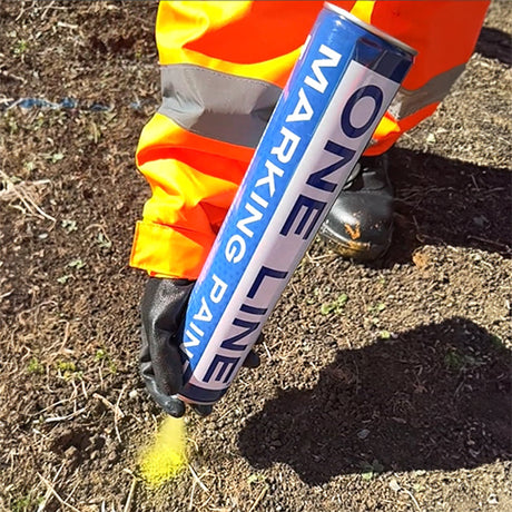 Yellow Line Marker Spray Paint 750ml Aerosol