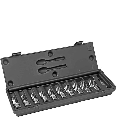 Euroboor HSS 10 Piece Long Cutter Set HSS.KIT/10L-M2