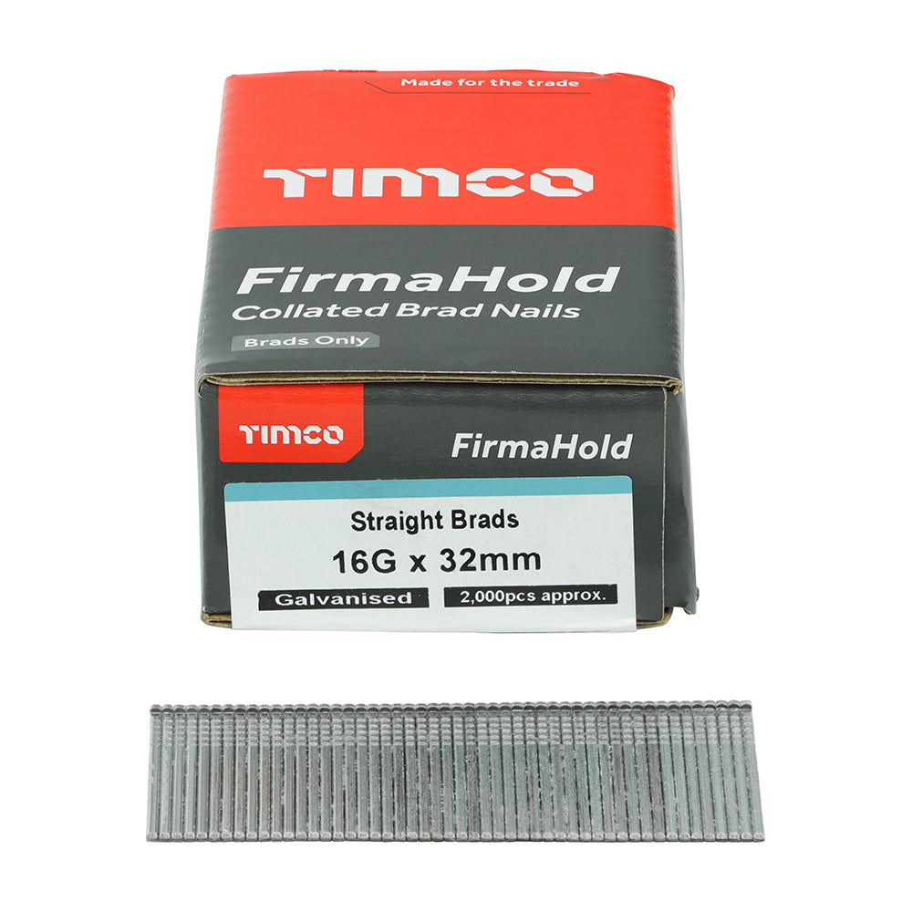 FirmaHold 16g x 32 Brad/ Galv *NO GAS* BG1632 (Paslode compatible) 2000 nails per box
