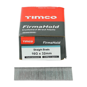 FirmaHold 16g x 32 Brad/ Galv *NO GAS* BG1632 (Paslode compatible) 2000 nails per box