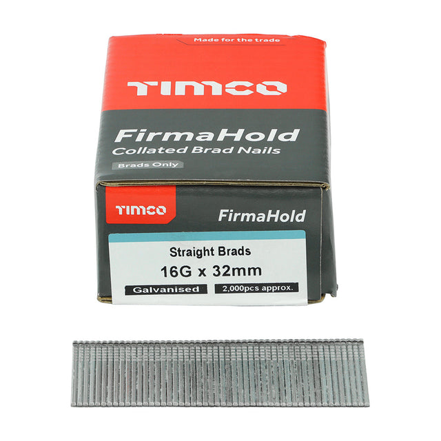FirmaHold 16g x 32 Brad/ Galv *NO GAS* BG1632 (Paslode compatible) 2000 nails per box
