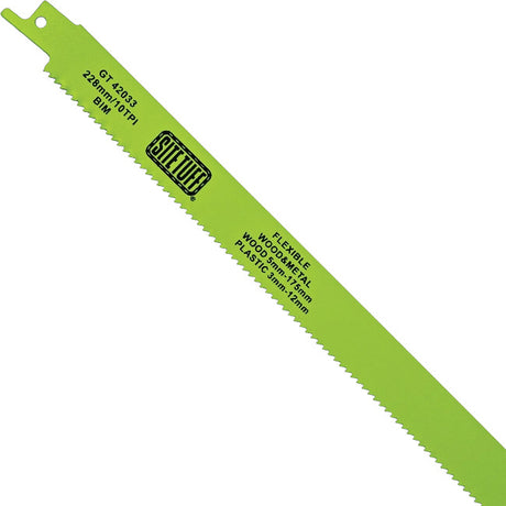 Site Tuff S1122HF 10tpi 228mm Sabre Saw Blade (Pack of 5) GT42033