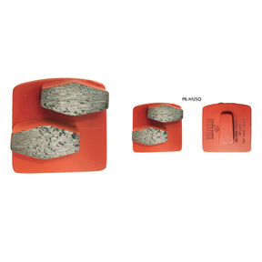 Premier Diamond P6-HUSQ 30grit 2 Segmant Floor Grinding Shoes DP16900