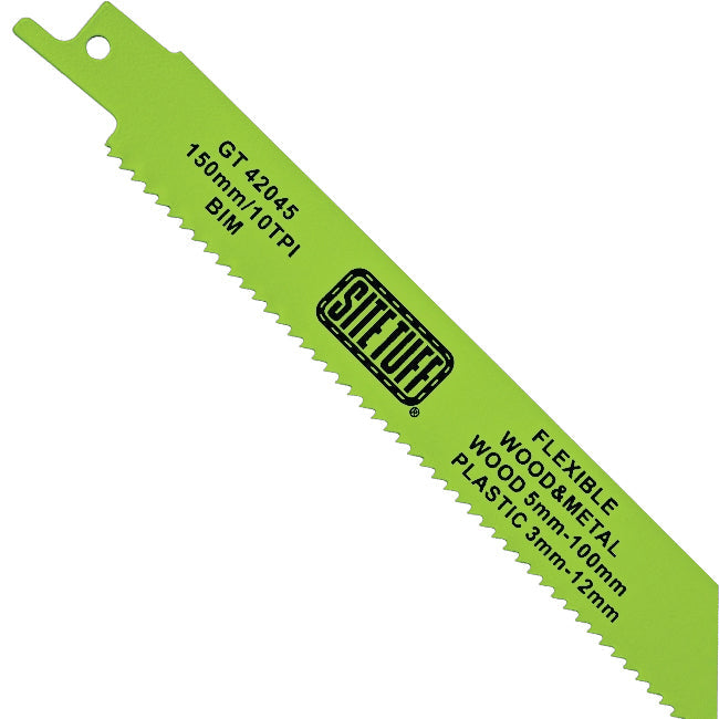 Site Tuff S922HF 10tpi 150mm Recip Blade (Pack of 5) GT42045