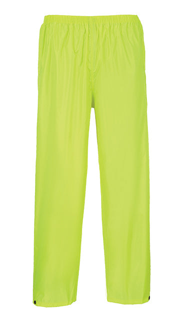 XL Yellow Portwest Classic Rain Trousers