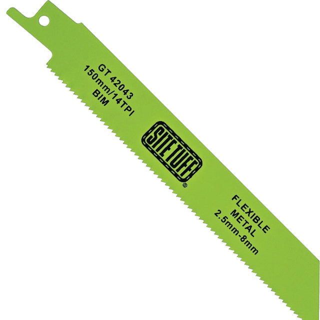Site Tuff S922BF 14tpi 150mm Sabre Saw Blade (Pack of 5) GT42043