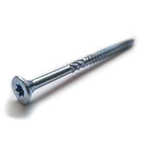 5.0 x 100mm Evolution Countersunk Torx T25 Woodmaster Woodscrew, Bright Zinc Plated