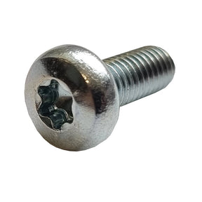 M4 x 16mm Pan Machine Screw, TX-20 Bright Zinc Plated, DIN 7985