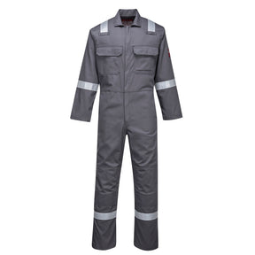Large Grey Portwest Bizweld Iona Flame Resistant Coverall BIZ5GRRL