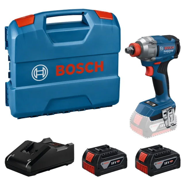 Bosch GDX 18V-285 Impact Wrench / Driver with 2 x 5.0ah batteries *Refurbished*
