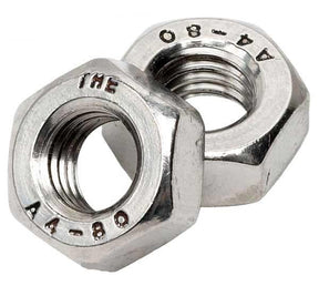 M39 Hexagon Full Nuts, Stainless Steel A4 (316), DIN 934