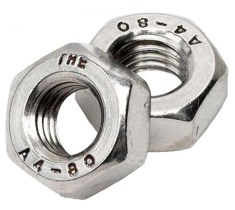 M39 Hexagon Full Nuts, Stainless Steel A4 (316), DIN 934