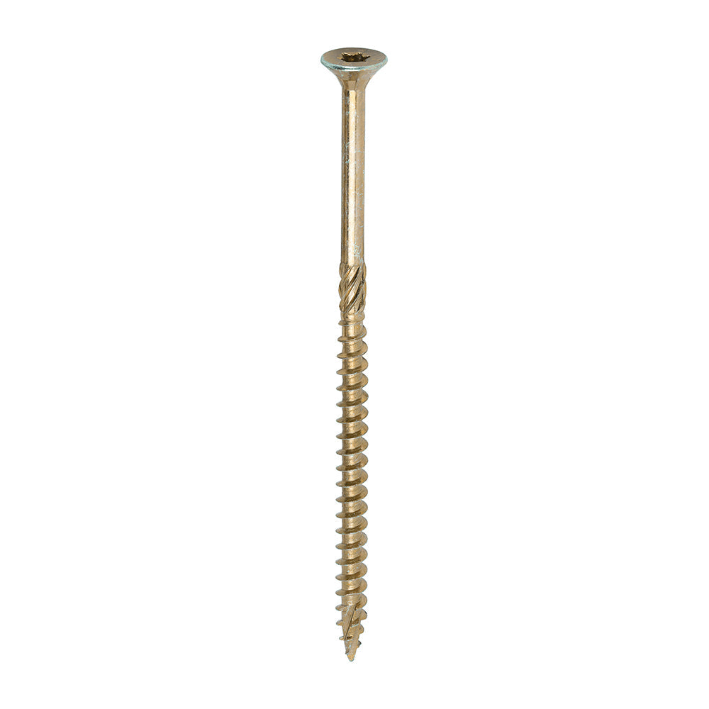 6.0 x 120 Timco Countersunk TX30 Clamp Fix C2 Woodscrews Yellow 60120C2C