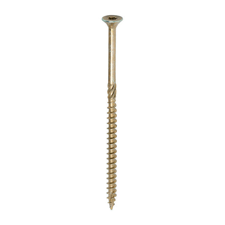 6.0 x 120 Timco Countersunk TX30 Clamp Fix C2 Woodscrews Yellow 60120C2C