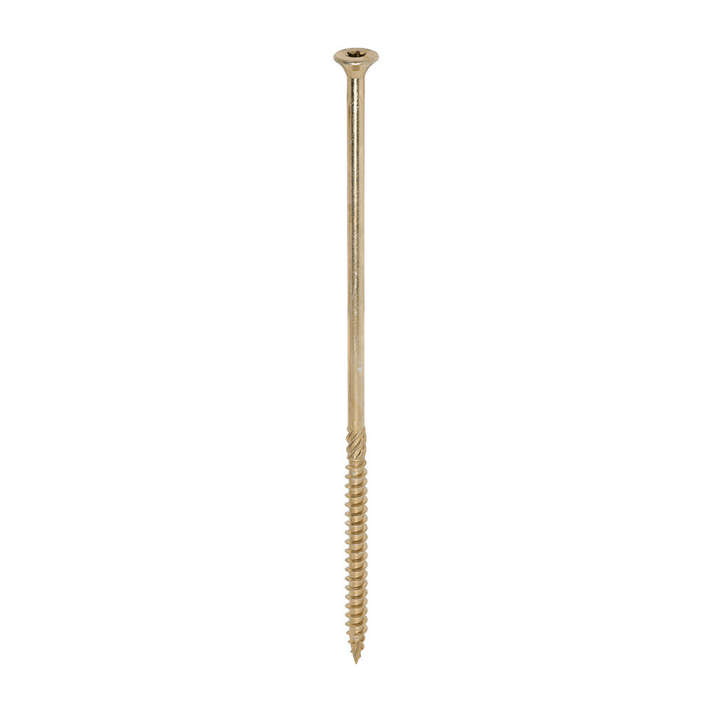 8.0 x 225 Timco Countersunk TX40 Clamp Fix C2 Woodscrews Yellow 80225C2C