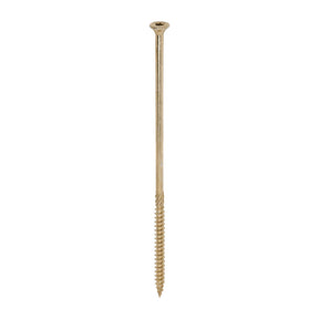 8.0 x 225 Timco Countersunk TX40 Clamp Fix C2 Woodscrews Yellow 80225C2C