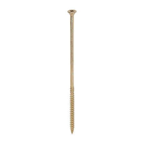 8.0 x 225 Timco Countersunk TX40 Clamp Fix C2 Woodscrews Yellow 80225C2C