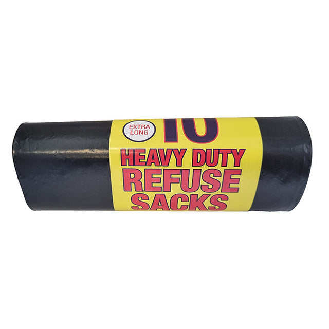 Xtra Strong Black Refuse Sacks  / Bags (Pack of 10)