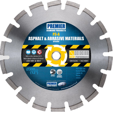 Premier 400 x 25mm 3 star Asphalt /Abrasive Mats Diamond Blade DP15058