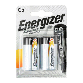 C Energizer Alkaline Batteries (Pack of 2) ENR297324