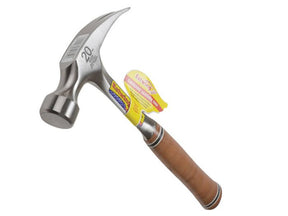 Estwing 20oz Straight Claw Hammer Leather Grip ESTE20S
