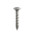 Hinge-Tite 4.5 x 40mm Raised Countersunk Pozi PZ2 Hinge Screw, Net Coat Chrome. TFHTRC4540