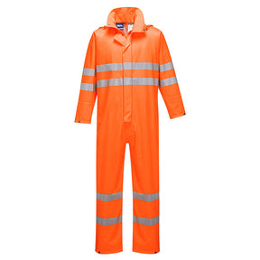 Portwest Sealtex Ultra Hi-viz Waterproof Rain Coverall, Orange, Medium