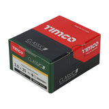 Timco 3.0 x 25mm (4 x 1") Countersunk Pozi Pz1, Classic Woodscrew, Steel Zinc / Yellow Plated, 30025CLAF