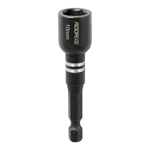 10 x 65mm Addax X6 Magnetic Impact Hex Drive Adaptor 10SDX6