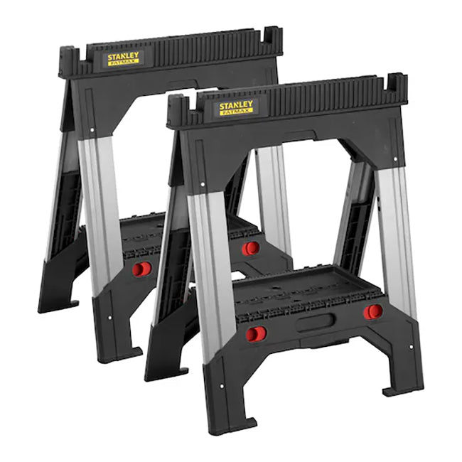 Stanley Folding Telescopic Saw Horse Twin Pack 1-92-980