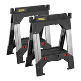Stanley Folding Telescopic Saw Horse Twin Pack 1-92-980