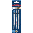 Bosch T308BP 117mm Jigsaw Blades For Wood (Pack of 5) 2 608 900 558