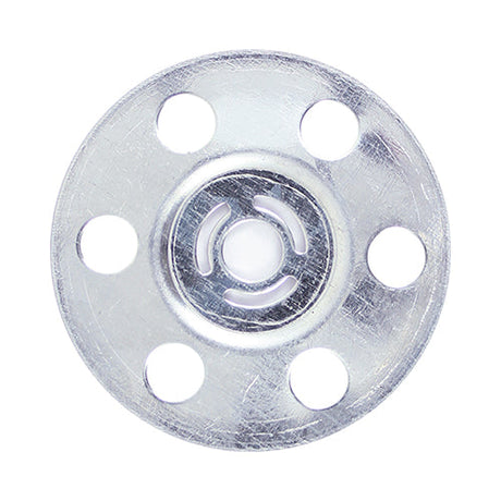 35mm Galvanised Insulation Disc 5mm Hole (Box of 100)