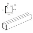 Deep Plain Channel Heavy Gauge x 6 Metre, 41mm x 41mm x 2.5mm. Mild steel pre-galvanised. Unistrut compatible P1000X6 SC400/6M