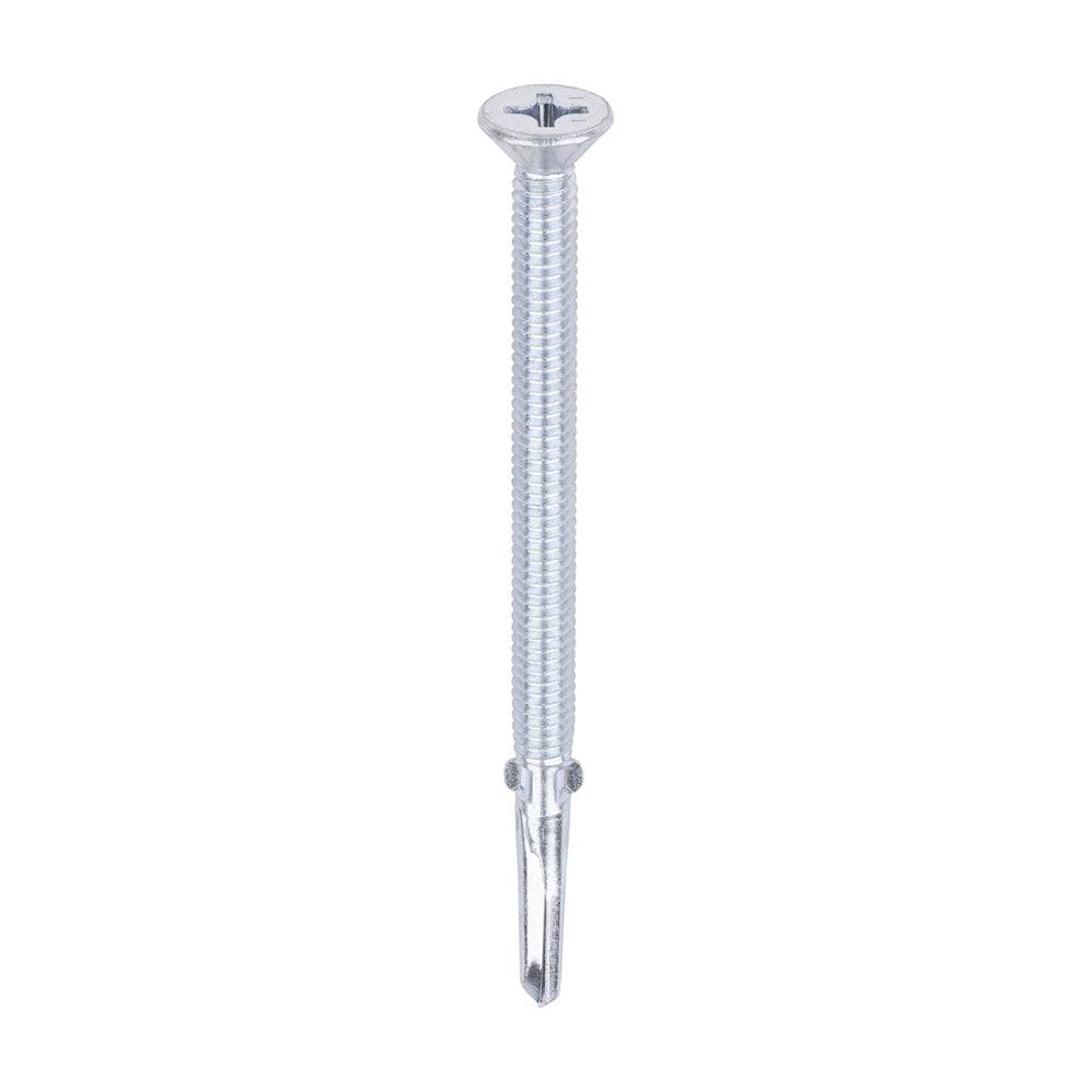 Timco 5.5 x 85mm Countersunk Self Drill Screws, Timber To Metal 3.0-12.0mm, Bright Zinc Plated, No3. Phillips Drive