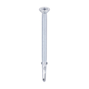 Timco 5.5 x 85mm Countersunk Self Drill Screws, Timber To Metal 3.0-12.0mm, Bright Zinc Plated, No3. Phillips Drive