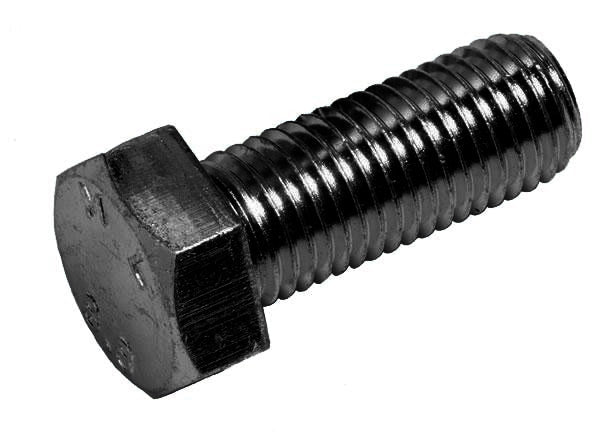 M10 x 35 Hexagon Head Set Screws High Tensile, Grade 10.9, Self Colour, DIN 933